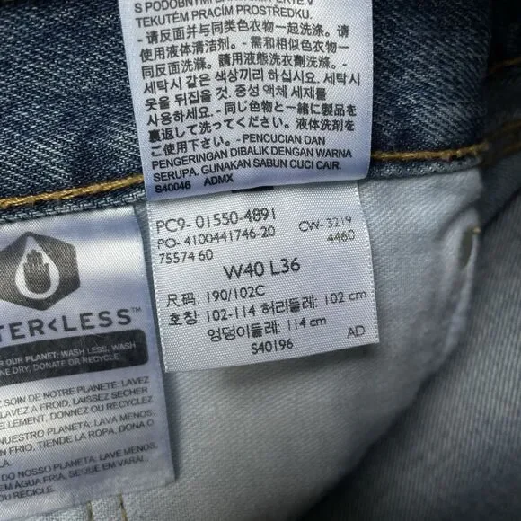 Levi's Men's 550 Relaxed Fit Tall Men’s Size W40 L36 - Picture 12 of 13